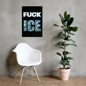 “F*** ICE” Activism Protest Poster