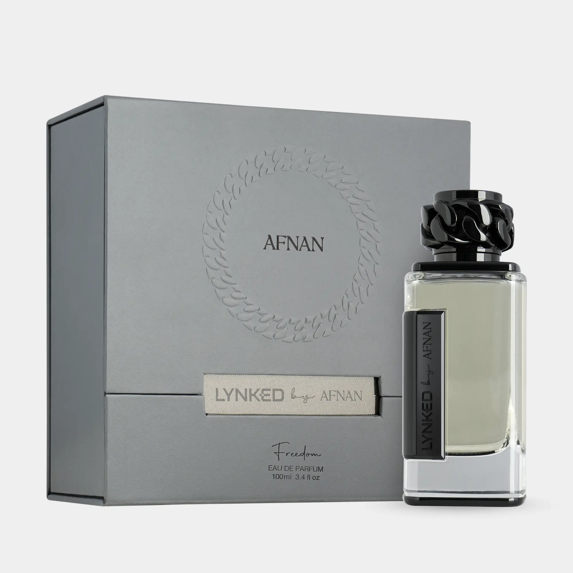 Afnan Lynked Freedom EDP for Men - Bold Creation Single Item Fragrance, 3.4fl.oz Bottle, 24-Month Shelf Life, Includes Original Box