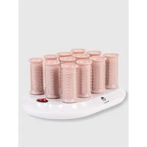 Ion Hot Rollers Short Set - for Short-Medium Length Hair - 6 Short Curlers, 6 Medium Curlers - Create Curls, Waves and Volume