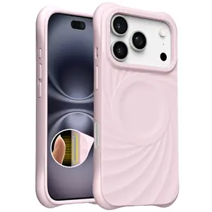 ORNARTO Vortuxe for iPhone 17 Series Case | 2X MIL-STD Drop Protection | Compatible with MagSafe | Sleek Aesthetic Liquid Silicone Phone Cover