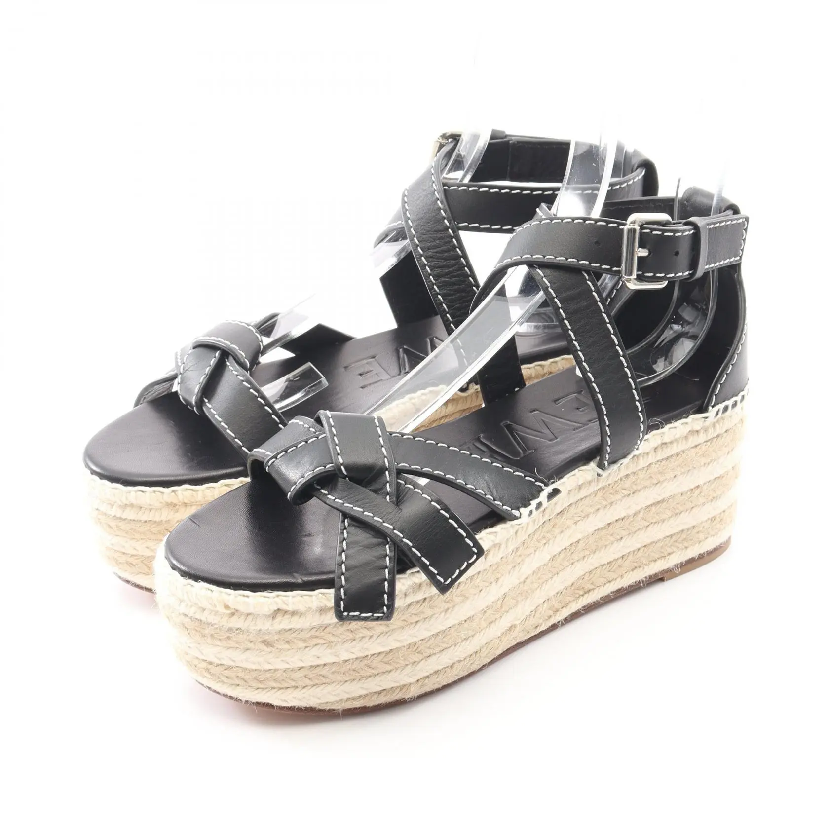 Pre-owned Loewe Other Small Leather Goods Gate Leather Sandals
