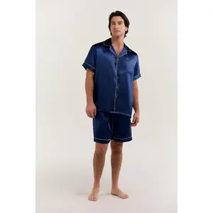Men’s Classic Short Silk Pajama Set