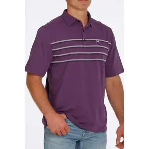 Cinch Mens Arena Flex Polo - Purple