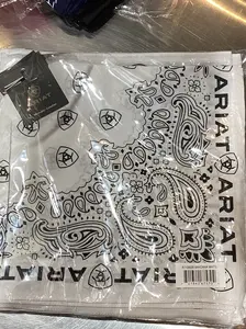 Ariat Branded White Bandana