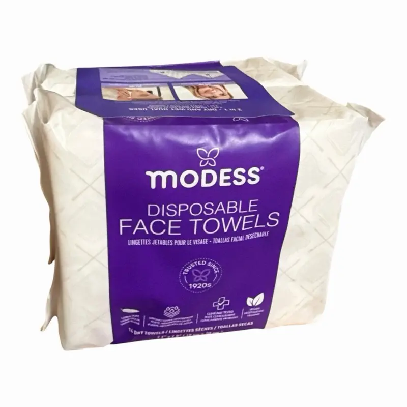 Disposable Face Towels 28/30 count Modes, ultra soft, strong water absorption Towlettes,clinical tested, vegan