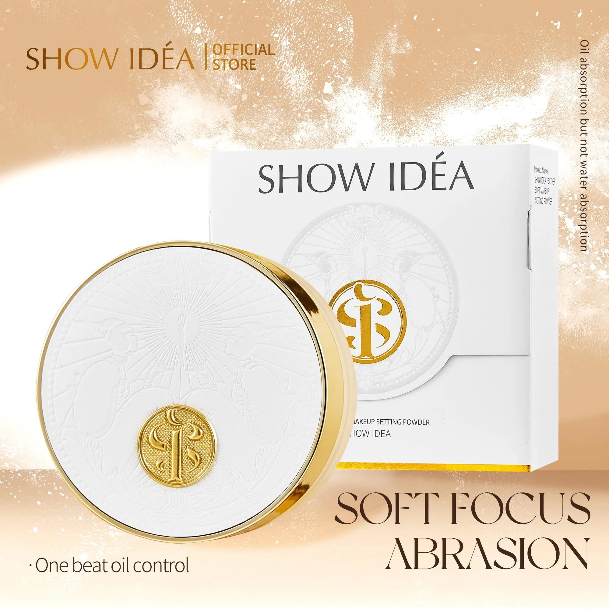 Show IDÉA Soft Focus Abrasion-Resistant Makeup Setting Powder - 1-Beat Oil Control for Flawless Finish