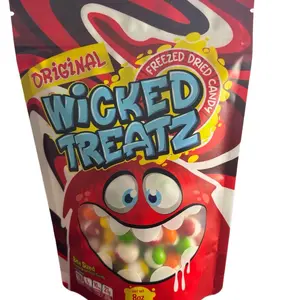 Wicked Treatz ONE POUND Freeze Dried Skittlez Rainbow Candies candy