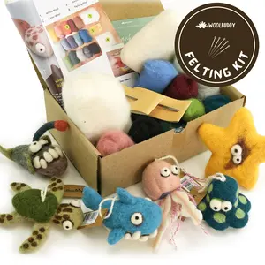Needle Felting Sea Collection Kit for Beginners – Woolbuddy