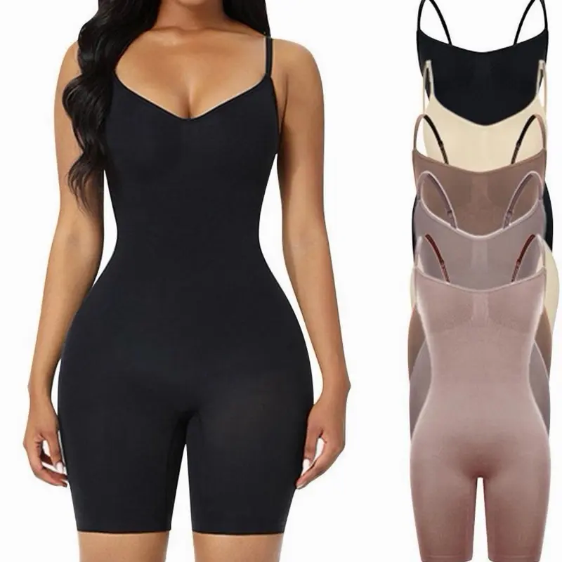 Tummy controlling, thigh compressing, and back bottom enhancing  shape wear