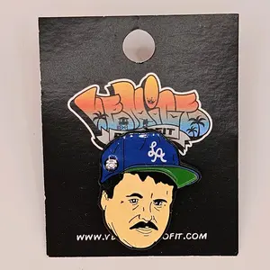 El chapo Hat Pin Soft Enamel Durable Long Lasting Collectible Pin for Hats Backpacks Lanyards Jackets Customizable Options Premium Gloss Finish