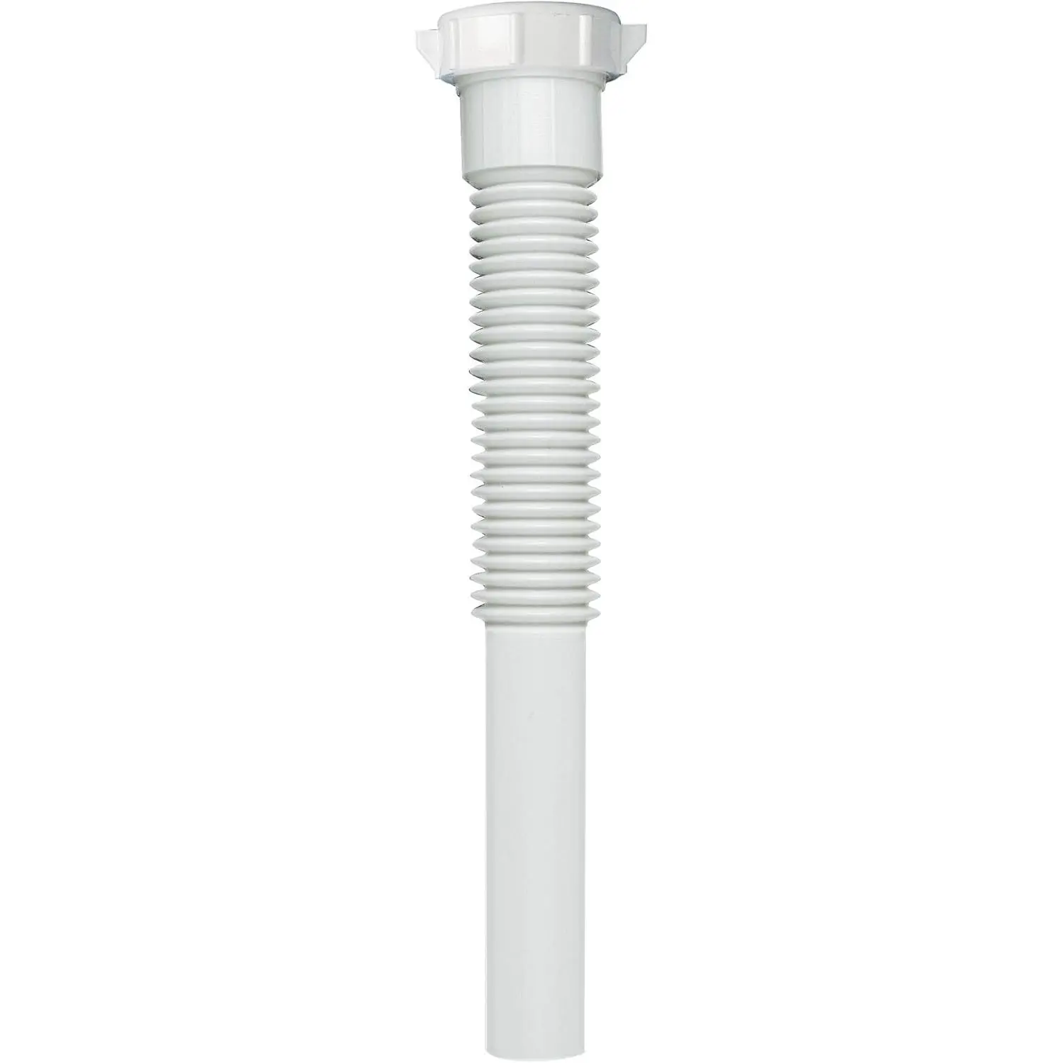 Plumb Pak PP812-5 Flex 'N Fix Extension Tube, 9" x 1-1/4" Inlet, 1-1/4" x 9", White