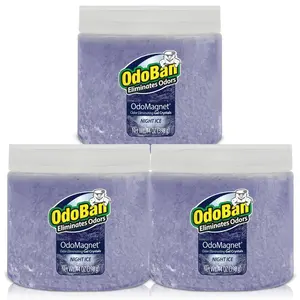 OdoBan 14 oz. OdoMagnet Odor Removing Gel Crystals, Odor Eliminator Gel, Air Freshener Gel Beads, Long Lasting Air Freshener, Smoke Odor Eliminator, Pet Odor Eliminator, Bathroom Air Freshener, Litter Box Deodorizer, OdoBan Gel Crystals.