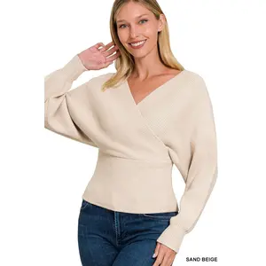 Cross Wrap Sweater