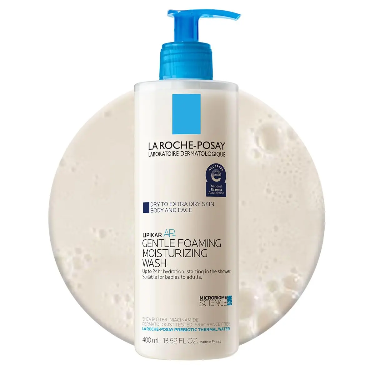 La Roche-Posay Lipikar AP+ Gentle Moisturizing Body Wash, 13.52oz