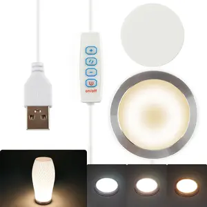 3D Printer LED Lamp Kit 001 3 Colors Adjustable, Compatible with Bambu lab H2D/A1/A1mini/P1S/P1P/X1C Makerworld Maker's  Anycubic Makeronline Hardware kit 5V USB , Multicolor