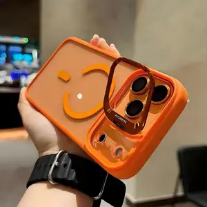 Clear Magnetic Case with Camera Kickstand for iPhone 17 16 15 14 13 12 Pro Max, Compatible with Mag Safe, Military-Grade Protective Case Cover Drop Protection