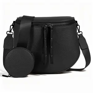 Large Fanny Pack Crossbody Sling Bag withAdjustable Strap & Coin Purse for Daily WorkParty Office Use Versatile & Practical