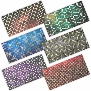 Shagun  Envelopes for  (Pack of 60) 3.5" x 7" Stunning  Foil Stamping,  Rustic Decorative Fancy  Saving Holder Card for Christmas Birthday Wedding Graduation