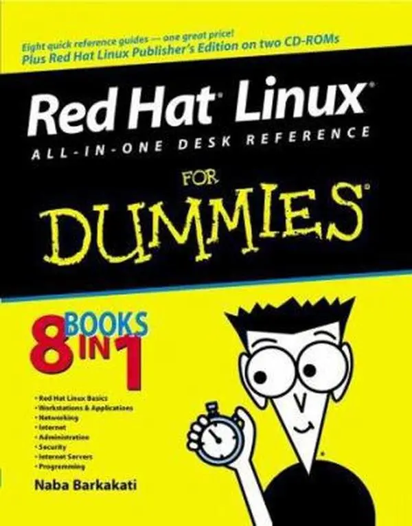 USED-Red Hat Linux All-in-One Desk Reference For Dummies by Naba Barkakati (Paperback)