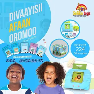 English- Afaan oromoo bilingual talkie flashcard device