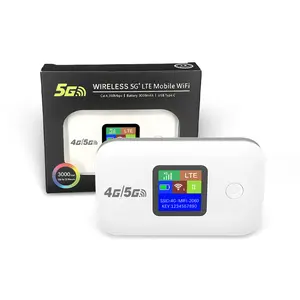 LED Display 4G 5G WiFi Hotspot, Portable Router for Outdoor Road Trip & RV