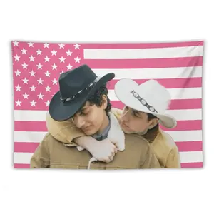 Hamzah and Martin wall tapestry poster for college dorm cave bedroom living room office party decoration gift