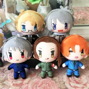 10cm APH Axis Powers Plush Toys Soft Stuffed Anime Hetalia Arthur Kirkland Alfred F Jones Wang Yao Dolls For Kid Birthday Gift