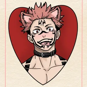 Anime Cat Boy Art Prints - Mini Size of 5x7 inches