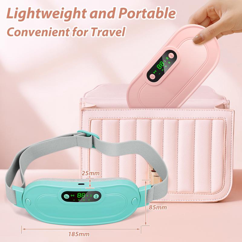 Portable Heating Pad with 3 Heat Levels & 4 Massage Modes, Automatic Shut Off, Adjustable, Menstrual Cramps Relief, Comfort Daily Heated Wrap, USB Charging, 2200mAh Battery, ABS Material, 50℃, 55℃, 60℃ Settings Portable Heating Pad with 3 Heat Levels & 4 Massage Modes, Automatic Shut Off, Adjustable, Menstrual Cramps Relief, Comfort Daily Heated Wrap, USB Charging, 2200mAh Battery, ABS Material, 50℃, 55℃, 60℃ Settings