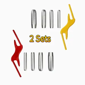 4 specifications of cylindrical jointing tools, brick jointing tools, steel handle, lightweight brick trowel, wall joint finishing tool, construction tools suitable for wall renovation and tile installation, specifications: 1/ 2inch , 5/ 8inch , 3/ 4inch