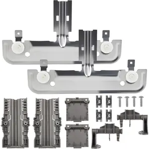 Upgraded W10712395 Dishwasher Upper Rack Adjuster Kit, Compatible with  Kenmore , Replaces W10350375 AP5957560 Upper Rack ,16pcs