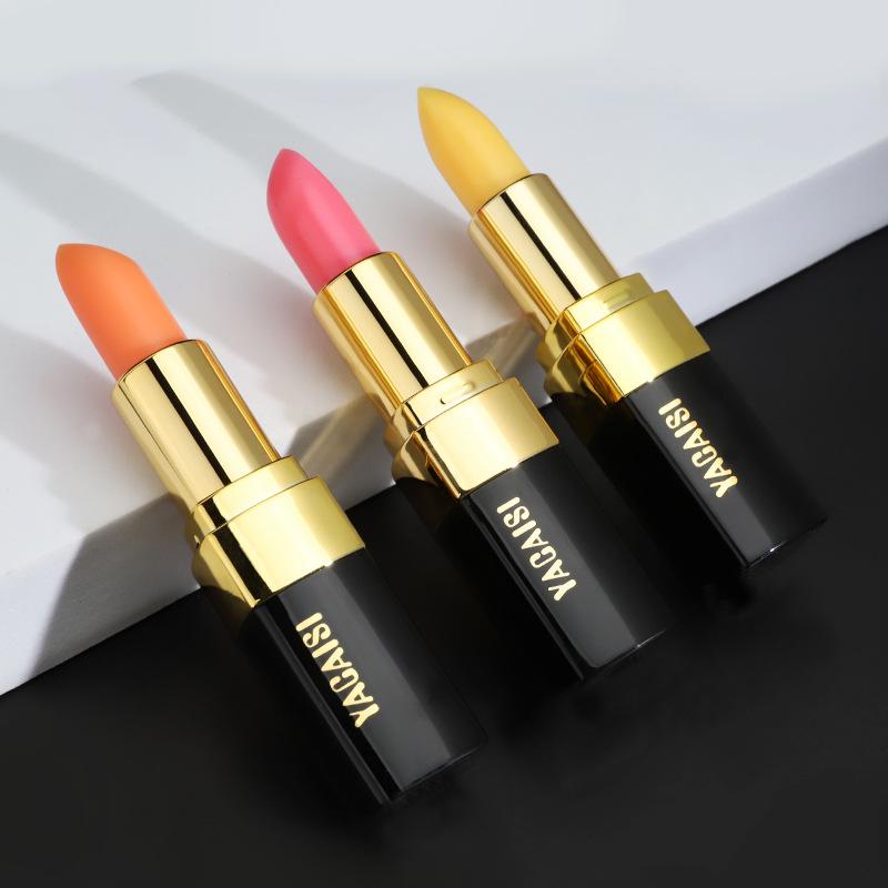 Yacaisi Red Cherry Healthy Temperature Changing Lip Balm Moisturizing Nourishing Fade Lip Lines Thousands of People Thousands of Colors Color Changing Lipstick Wholesale