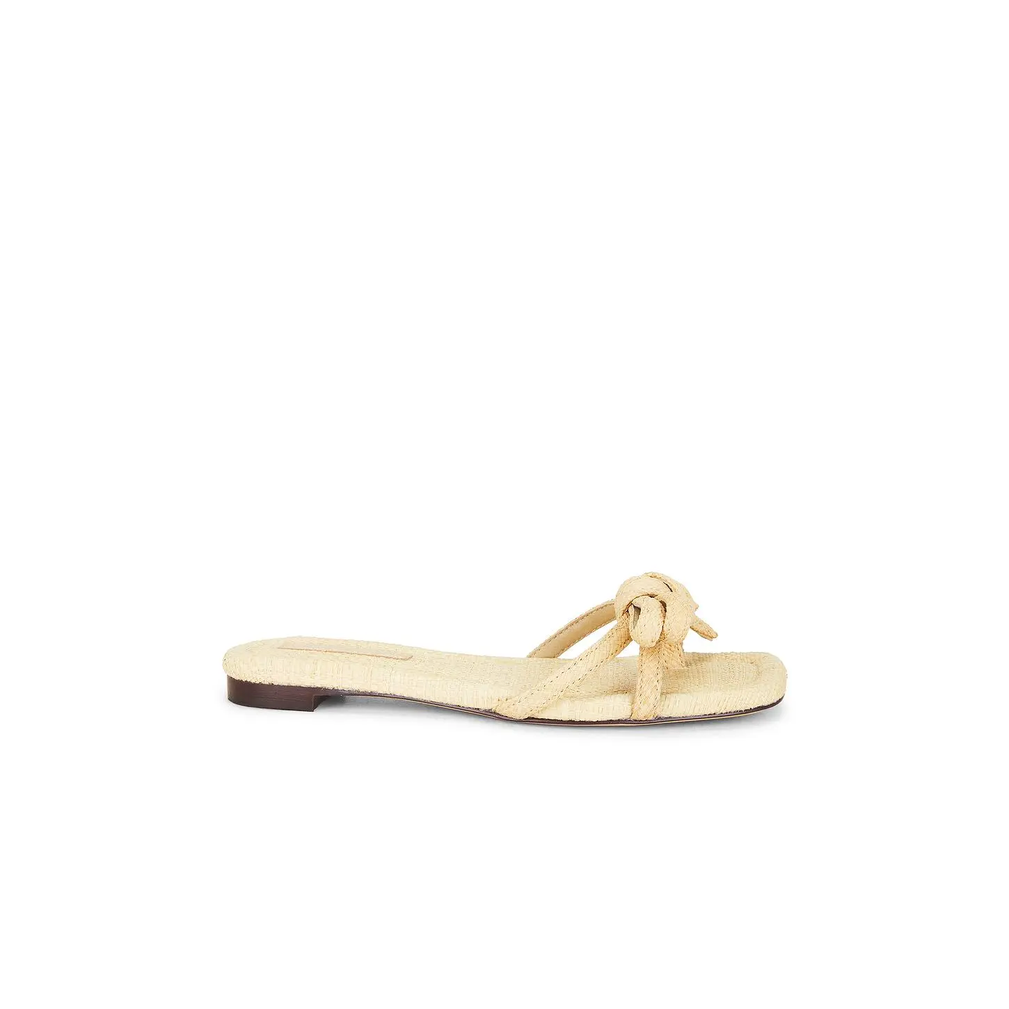 Loeffler Randall Hadley Flat Bow Sandal in Natural
