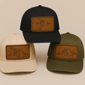 Custom Dad Hat with Kids Name, Fist Bump Patch Trucker Hat, New Dad Cap, Daddy Hat from Son, Gift for Husband, Personalized Fathers Day Gift
