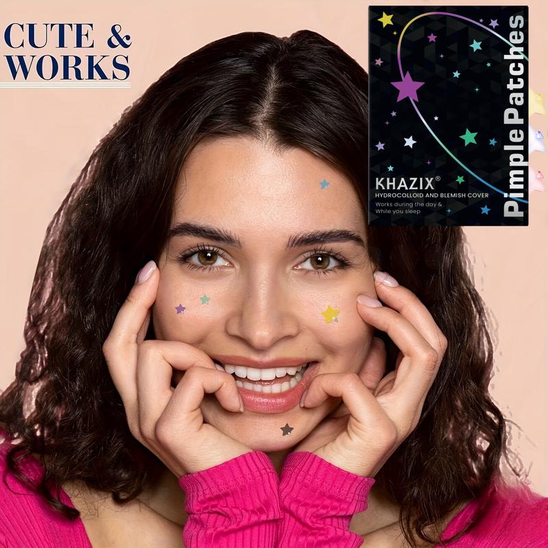 1400 Pack Cute Star-shaped Daily Pimple Patches for Face, Hydrocolloid Acne Cover with Tea Tree Oil, Blemish Patches Blemish Relief Care Effective Gentle Absorption & Protection, Facial Patches