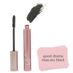 Chella Good Drama Mascara - Black, Vegan Certified, Dermatologist Tested, 10ml, Moisturizing Formula with Aloe Vera, Argan Oil & Vitamin E for Dramatic Lashes