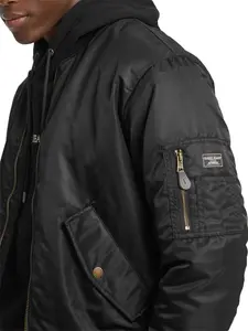 GUESS Jeans Male Nylon Flight Jacket