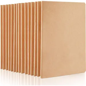 15 Pack Blank  Notebooks, Unlined Sketchbook Note Pad Travel Journal for Drawing Doodling Writing, Journal Bulk For Women  Students Office School Supplies, A5, 60 Pages, 8.3" X 5.5"
