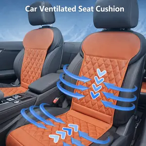 Single-Motor Ventilation Cushion - No Weak Airflow! 12V Quiet Operation, Direct Heat Extraction System