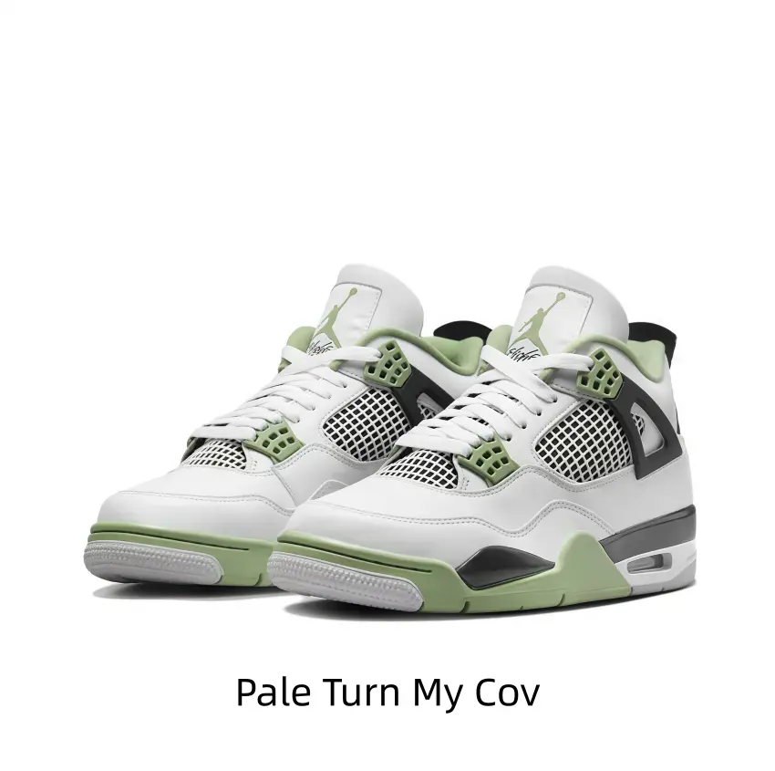 Crisp White Leather High-Tops With Seafoam Green Accents On The Lace Locks, Heel, And Midsole — Designed For A Fresh, Summer-Ready Streetwear Look That Pops Against Light Denim Or Pastel Outfits