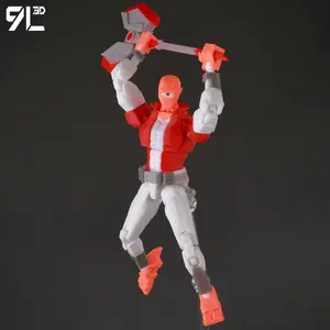 9L3D Printed Multi-Jointed Action Figure Invincible One-Eyed Allen DUMMY13 LUCKY13  T13 American Comics Action Figure Model Toys