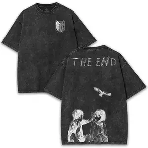 valentine shirts Attack on Titan Anime T-shirt Levi Ackerman Graphic Print Tee  Women Vintage Tshirts Oversized Male Female Best Selling Clothes