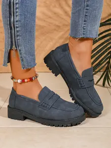 New Fashion Casual Women's Beanies Flat Loafers, Comfortable Anti-Slip Rubber Slip Ons Colorblock Simple Style, Outdoor Beach Travel Home Sport Running Shoes