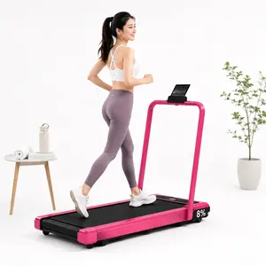 Gym with This Pink Running Machine | Compact Fitness Equipment Treadmill for Daily Walking & Indoor Exercise | Perfect for Small Spaces outdoorfun