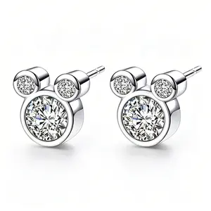 DISNEY Mickey Mouse Earrings – Iconic Character Design for Fans, Cute Jewelry Perfect for Everyday Style and Gifting