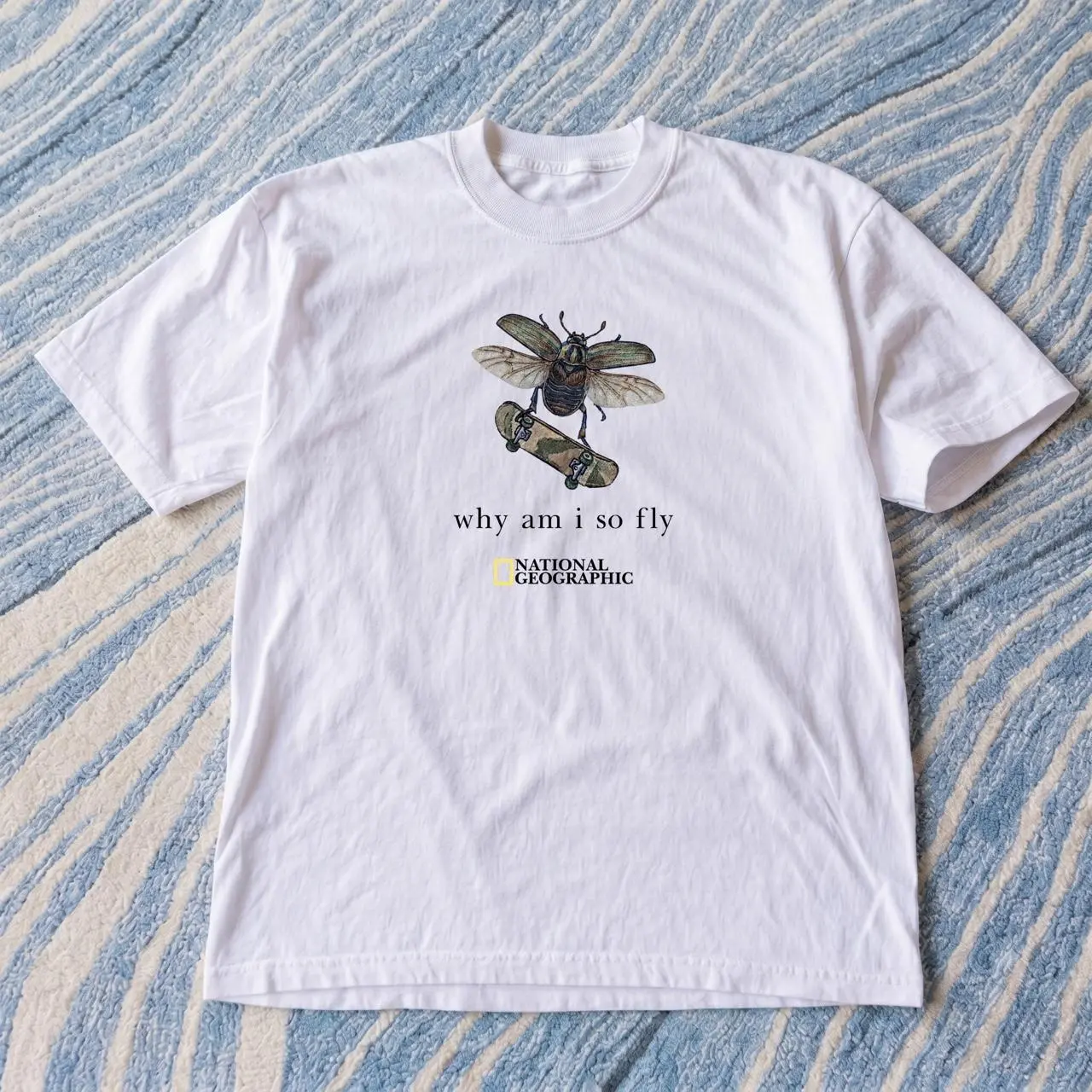 National Geographic ‘Why Am I So Fly’ Beetle Skateboard Graphic Tee