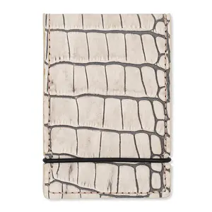 BONE ALLIGATOR CASH COVER WALLET