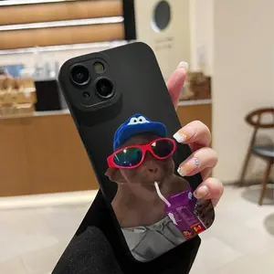 Monkey Pattern Phone Case, Cute Cartoon Monkey Design Phone Protective Cover, Phone Accessories Compatible with iPhone 11 12 13 14 15 16 Pro Max , 14 15 16 Plus, X X/XS Max