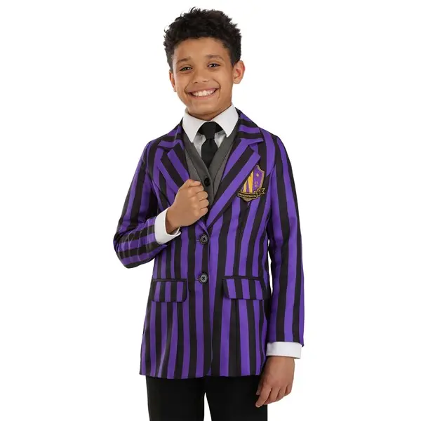 Boy's Nevermore Academy Wednesday Costume Blazer
