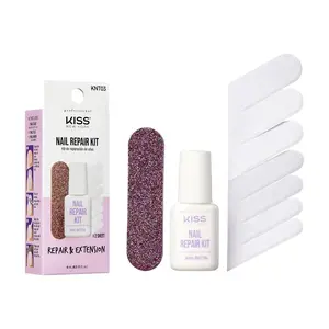 Kiss New York Nail Treatment - Nail Repair Kit For Damaged Or Weak Nails